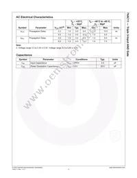 74AC11SCX Datasheet Page 4