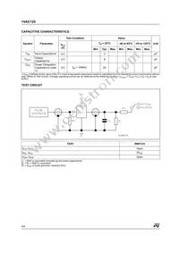 74AC125TTR Datasheet Page 4