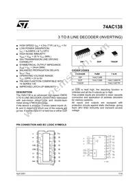 74AC138TTR Datasheet Cover