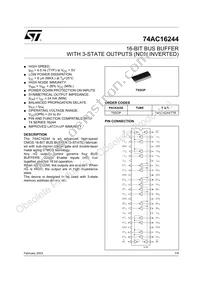 74AC16244TTR Datasheet Cover