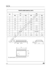 74AC163TTR Datasheet Page 12