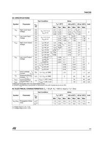 74AC20MTR Datasheet Page 3