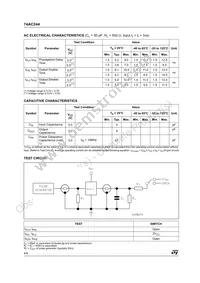 74AC244TTR Datasheet Page 4