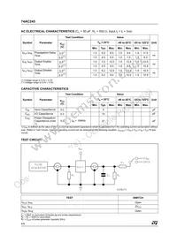 74AC245TTR Datasheet Page 4