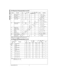 74AC253SCX Datasheet Page 4