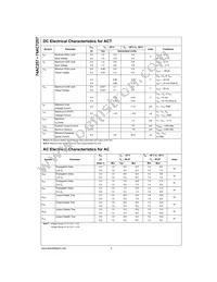 74AC257SCX Datasheet Page 4