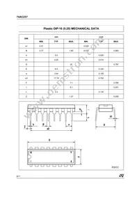 74AC257TTR Datasheet Page 8