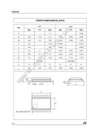 74AC257TTR Datasheet Page 10