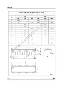 74AC299MTR Datasheet Page 10