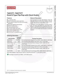 74AC377MTCX Datasheet Cover