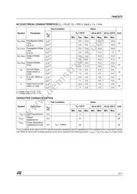 74AC573TTR Datasheet Page 5