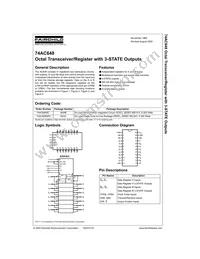 74AC648SPC Datasheet Cover