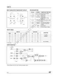 74AC74TTR Datasheet Page 2