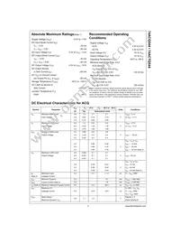 74ACQ544SC Datasheet Page 3