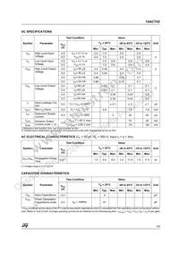 74ACT02TTR Datasheet Page 3