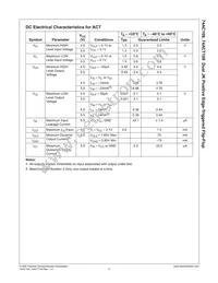 74ACT109SCX Datasheet Page 5