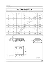 74ACT125TTR Datasheet Page 8