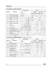 74ACT1284TTR Datasheet Page 4