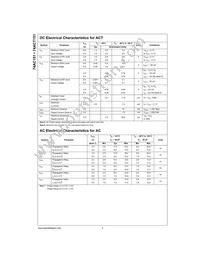 74ACT151SCX Datasheet Page 4
