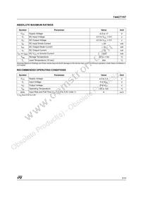 74ACT157MTR Datasheet Page 3