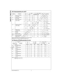 74ACT157SCX Datasheet Page 4