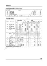 74ACT16374TTR Datasheet Page 4