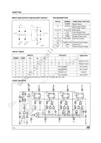 74ACT163TTR Datasheet Page 2