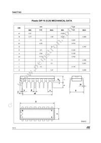 74ACT163TTR Datasheet Page 10
