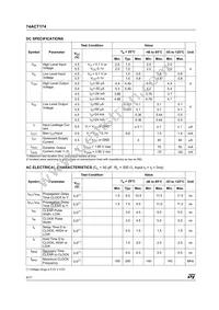 74ACT174MTR Datasheet Page 4