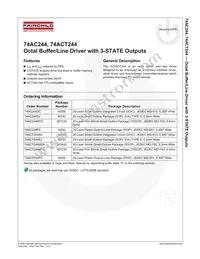 74ACT244SJX Datasheet Page 2