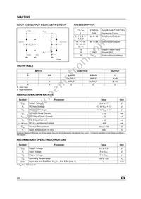 74ACT245MTR Datasheet Page 2