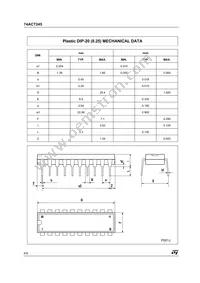 74ACT245MTR Datasheet Page 6