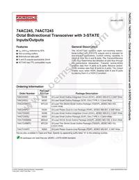 74ACT245SJX Datasheet Page 2