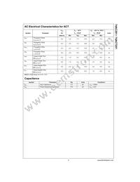 74ACT251SCX Datasheet Page 5