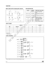 74ACT257TTR Datasheet Page 2