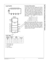 74ACT258SCX Datasheet Page 2