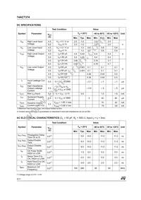 74ACT374MTR Datasheet Page 4