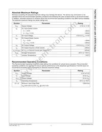 74ACT563SCX Datasheet Page 3