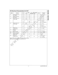74ACT646SCX Datasheet Page 5