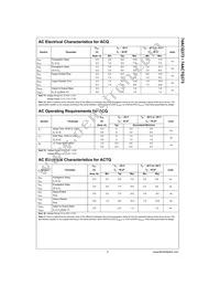 74ACTQ373SCX Datasheet Page 5