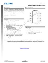 74AHC05S14-13 Datasheet Cover