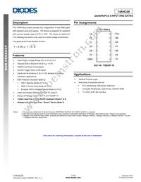 74AHC08S14-13 Datasheet Cover