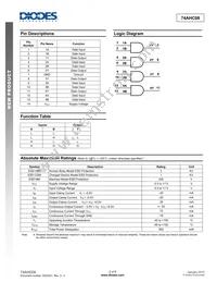 74AHC08S14-13 Datasheet Page 2