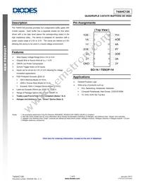 74AHC126T14-13 Datasheet Cover