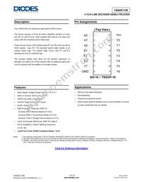 74AHC138T16-13 Datasheet Cover
