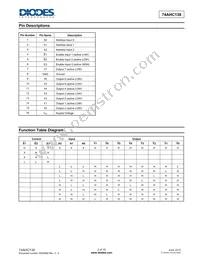 74AHC138T16-13 Datasheet Page 2