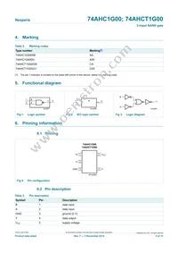 74AHC1G00GV Datasheet Page 2