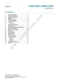 74AHC1G00GV Datasheet Page 12