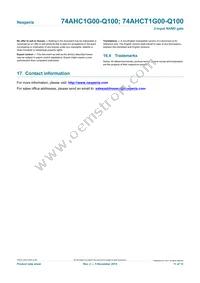 74AHC1G00GW-Q100H Datasheet Page 11