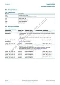74AHC1G07GV Datasheet Page 8